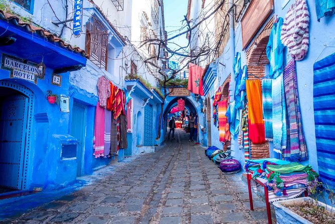 Chefchaouen streets and blue walls