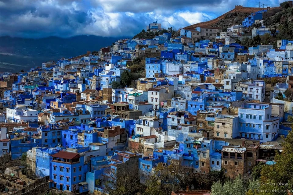 Chefchaouen Morocco blue medina
